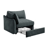 Sofa LSF Velvet-Grey W3041P293499