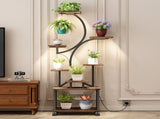 Plant Stand with Grow Lights, 62" Tall Plant Shelf, Lighted Corner Plant Stands for Indoor Growing, 32734420