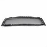 ZNTS ABS Plastic Car Front Bumper Grille for 2006-2008 Dodge RAM 1500 Stainless Steel Coating with Rivet 15852255