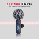 Wireless Microphone for, iPad, Android, Lavalier Microphone for Video Recording - 2 Pack 54673845