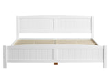 FCH Queen Pine Single-Layer Core Vertical Stripe Full-Board Curved Headboard With The Same Bed Tail 83746099