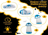 8.8 FT Halloween Inflatable UFO Yard Decoration, Fun Tall Blow up Yard Decor with Built-in LED 24974284