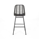 Sawtelle Outdoor Wicker Barstools 65481.00GRY