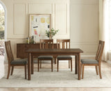 60" Rectangular Dining Table for 6 Person, Retro Kitchen Table,en Dinner Room Table with Solid W1801P181983