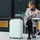 20/24/28in ABS Spinner Wheel Luggage, Carry on Suitcase, with Cup Holder & USB Port W2787P262952