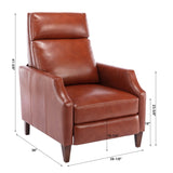 Biscoe Push Back Recliner - Caramel B050P281020