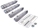 Aluminum Polished Valve Covers JM8082-2P Fits for Chevy Small Block V8 GEN III/IV LS 07932614