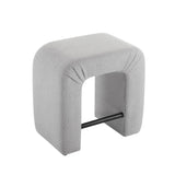 24'' Boucle stool Set of 2,Dining Chairs for Home Kitchen Island,Grey N780P187017G