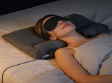 Heated Neck Massager Pillow with 3 Heat Settings & 3 Vibration Modes, Contoured 35488447