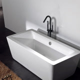 ZNTS Freestanding Bathtub Faucet with Hand Shower W1533124987