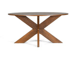 Round Dining Table Modern Farmhouse Kitchen Table, Cherry N779P266070C