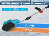 800W Electric Snow Shovel Cordless, Lightweight Foldable Snow Remover with Safety Lock, 49348714