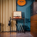 Record Player Stand,Turntable Stand,Record Player Table,Turntable Stand with Record Storage,Wooden 20190363