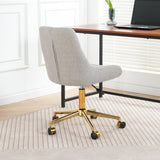 Modern teddy velvet fabric golden leg living room furniture dining, gold-plated five-claw W210P228615