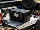 18 x 12 x 14 Inch Underbody Truck Storage Box Diamond Plate Waterproof Tool Box with T-Handle 37570095