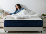 10 Inch Queen Size Breathable Cool Cover Memory Foam Individual Pocket Spring Hybrid Mattress T3673P343961