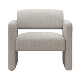 Beige stripe single sofa chair, upholstered comfortable chair with armrests, for dining W487P183020