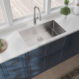 33x19x10"Undermount Single Bowl Stainless Steel Kitchen Sink W2898P228910