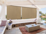 6'X6' sesame-colored HDPE spliced roller shutter 11108147