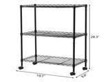 Chrome 3-Tier Shelving All-Purpose Utility Cart 43951532