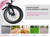 24 Inch Kids Mountain Bike for Boys & Girls Ages 7-12 7-Speed Gears, Dual Disc Brakes, Shock 97276571