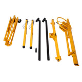 ZNTS Drywall Lift Panel 11' Lift Drywall Panel Hoist Jack Lifter,yellow W46537283