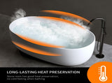 47'' Independent solid surface resin stone bathtub, a modern designed independent bathtub with 11287607