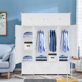 ZNTS 20 Cube Organizer Stackable Plastic Cube Storage Shelves Design Multifunctional Modular Closet 09173751