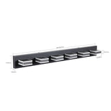 Modern 6-Light LED Vanity Light - Sleek Bathroom Wall Fixture, Iron & Acrylic, Dimmable & W1340P206802
