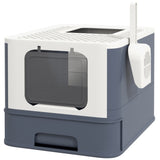 ZNTS Fully Enclosed Cat Litter Box/Cat Litter Box 36599739