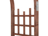 6.8FT Wooden Arch with Bench for 2 People, Garden Arbor Trellis for Climbing Plant, Outdoor Garden 11816565