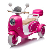 12V Two-seater Kids Ride On Electric Motorcycle,Three Wheels Kids toy with Slow Start,Multi-function W1578P208327