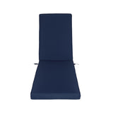 Outdoor Lounge Chair Cushion Replacement Patio Funiture Seat Cushion Chaise Lounge Cushion-Navy Blue W419142368
