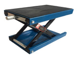 1100lbs Steel Adjustable Scissor Lift for Motorcycles Blue 53055837