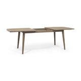 Outdoor Acacia Wood Expandable Dining Table, Gray 65428.00GRY