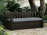 Outdoor Bench Cushion, 63 20 4 Inch, Tufted Waterproof Swing Cushion with Ties, for Patio Bench 97404833