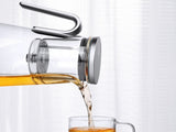 Heat-resistant glass teapot, magnetic switch, Gunmetal Black 800mL 47773149