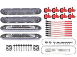 Polished Valve Covers with Lgnition Coils and Wires Fit for Chevrolet GM LS1 LS2 LS3 Clearance for 01724899