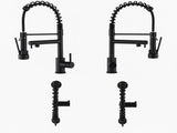 Kitchen Faucet with Pull Down Sprayer, Touch On Single Handle 2- Function Stainless Steel Spring 11278760