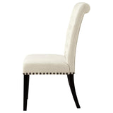 Beige Tufted Side Chairs B062P145442