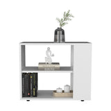 Sideboard Table, 4 Legs, 2 Shelves B097P296817