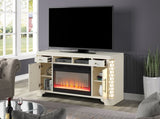 TV Stand With Electric Fireplace in Beige B00969712
