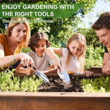 ZNTS Garden Tool Set, 3PCS Sturdy Gardening Hand Tools Kit - Trowel/Shovel, Transplanter, Sharp Bypass W2181P170869