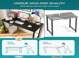 47 Inch Computer Desk Home Office Writing Study Desk Gaming TableBlack 24305083