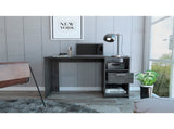 Covington 2-Shelf 1-Drawer Writing Desk Smokey Oak B062111638