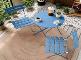 Indoor Outdoor 3-Piece Foldable Bistro Set Folding Outdoor Patio Furniture Sets 2 Chairs And 1 81755350