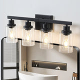 (Same as W1340P197620/L001010-B4) 4-Lights Farmhouse Vanity Lights Rustic Bathroom Light W1340P206682