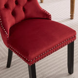 Classic Velvet Dinings, High-end Tufted Solid Wood Contemporary Velvet Upholstered Dining W114391510