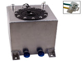 Aluminum 2.5 Gallon Fuel Cell Tank Black Racing Drift w/ Level Sender Unit 72431907
