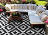 6 x 9 FT camping rug for RV mats outside, indoors, outdoor porches, decks, backyards, camping, 42412631